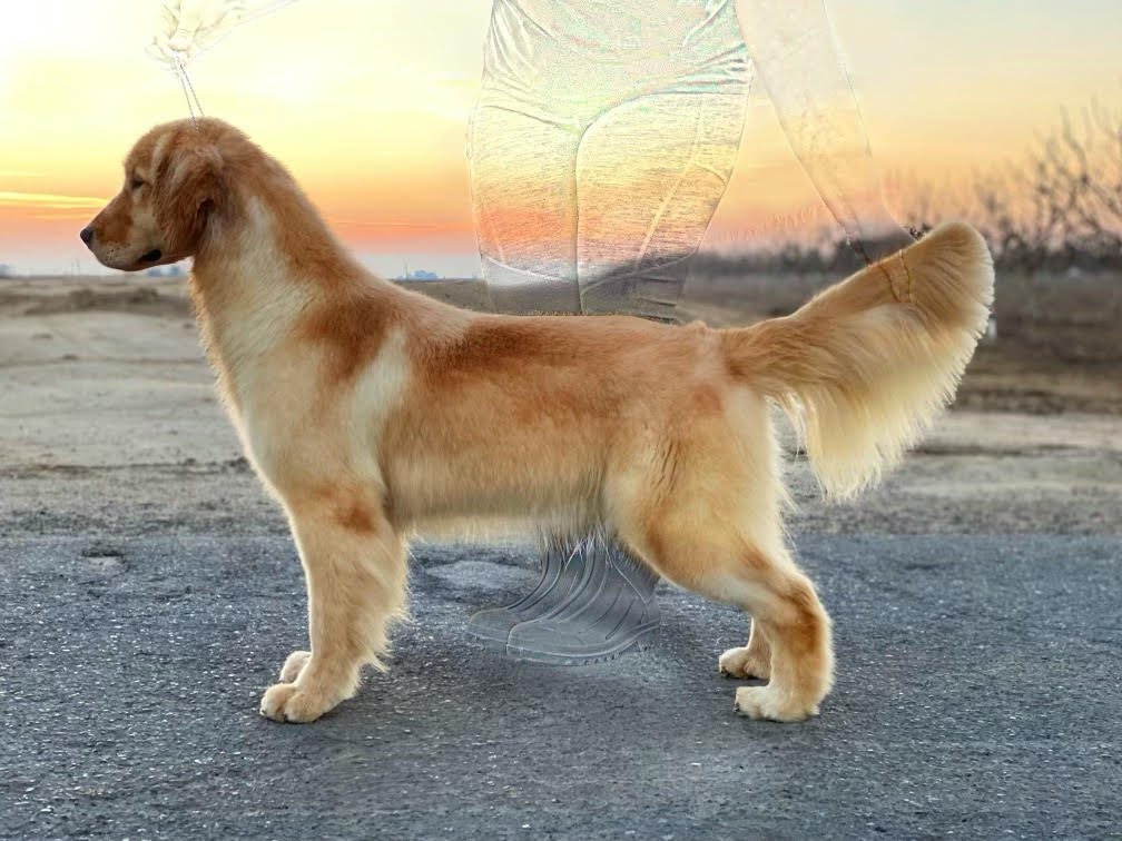 Golden retriever female fidget Tomara Twigg pastiche kennels